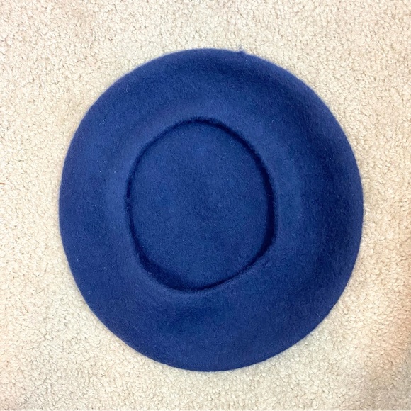 Navy Blue Beret - Picture 2 of 2